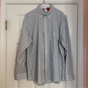 Jos. A. Bank Non-Iron Slim Fit 1905 Collection Shirt Size 17.5-35